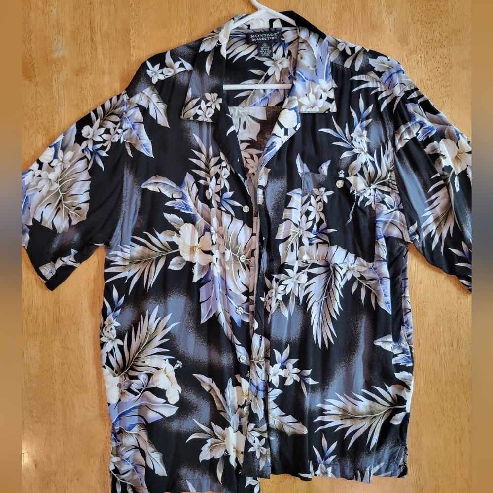 EUC Montage Collection hawaiian shirt